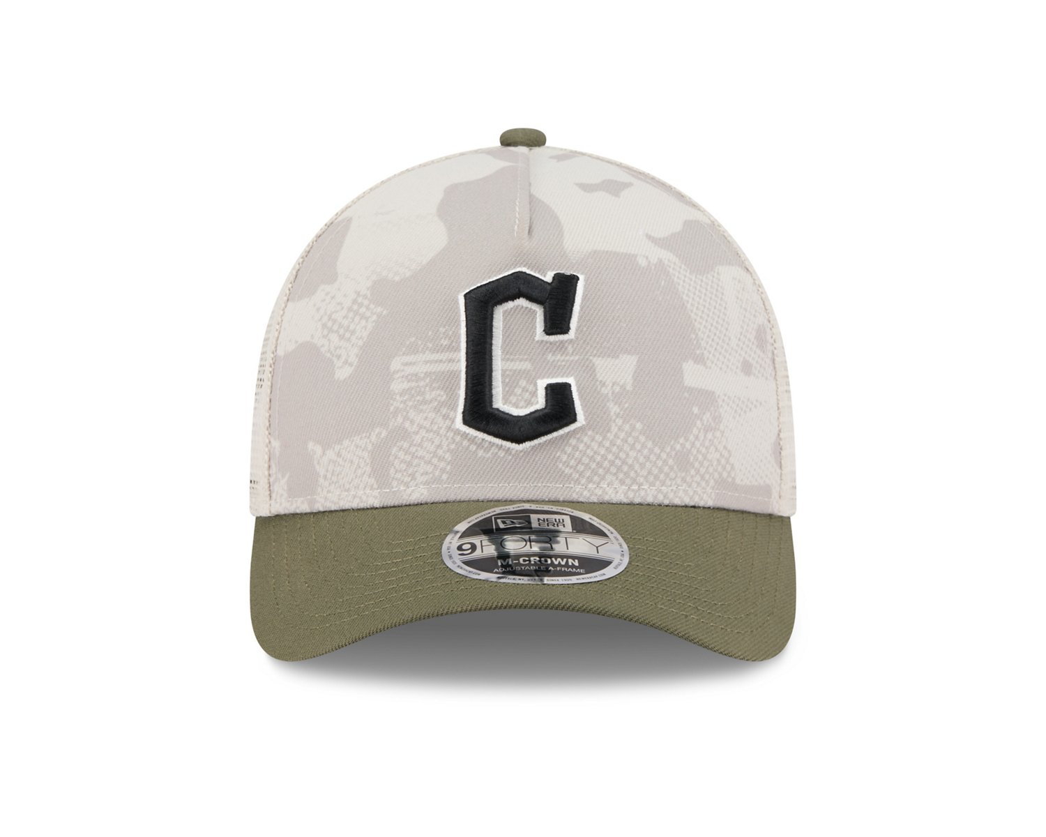 New Era Men's Cleveland Guardians  2025 Armed Forces Day M-Crown 9FORTY A-Frame - view number 3