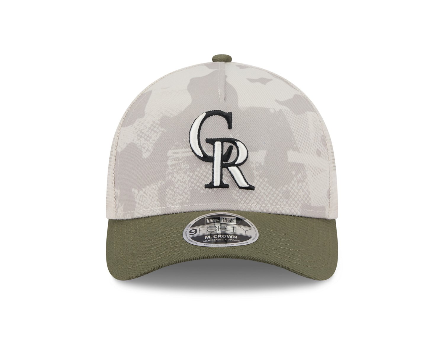 New Era Men's Colorado Rockies  2025 Armed Forces Day M-Crown 9FORTY A-Frame - view number 3