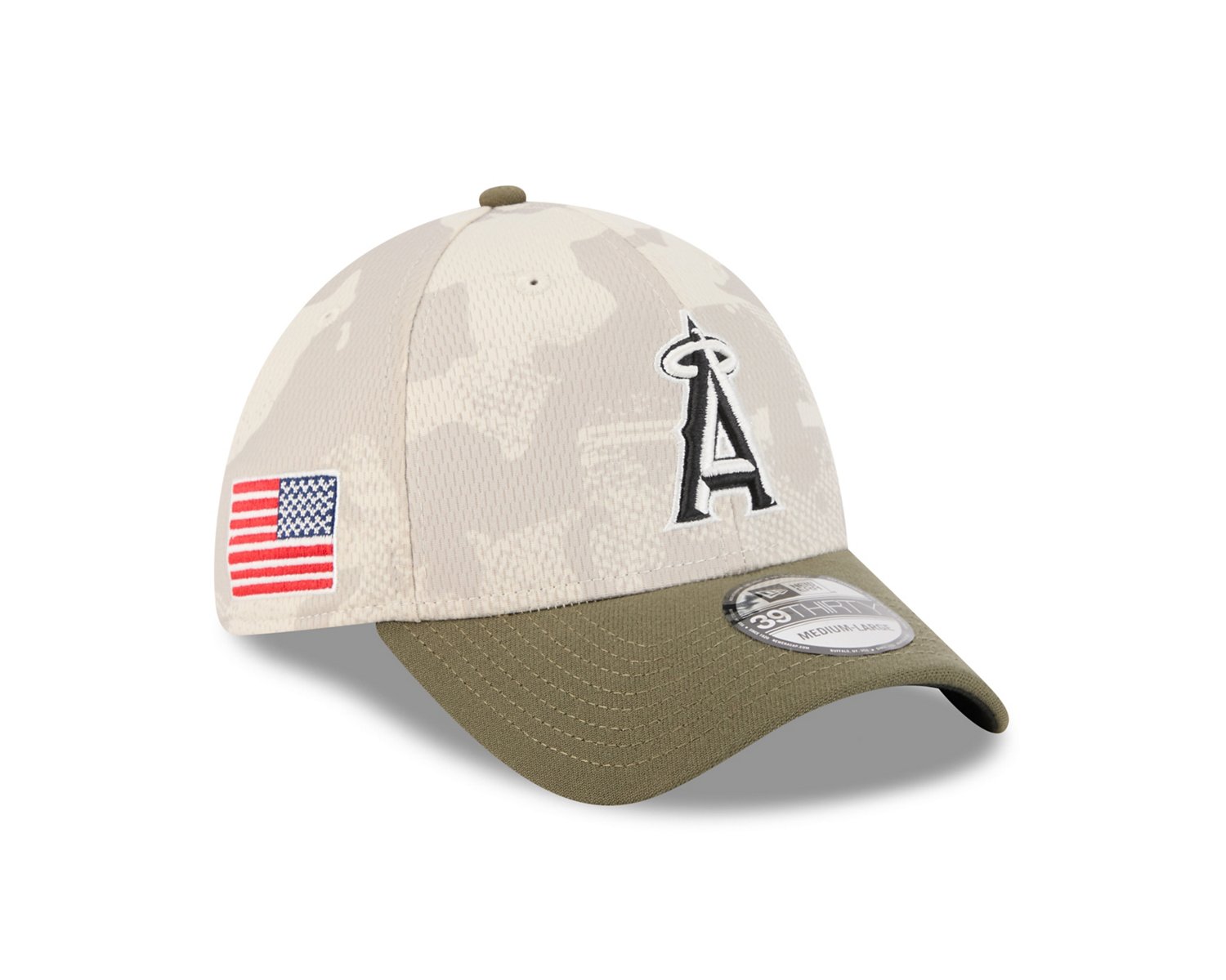 New Era Men's Los Angeles Angels  2025 Armed Forces Day 39THIRTY - view number 4