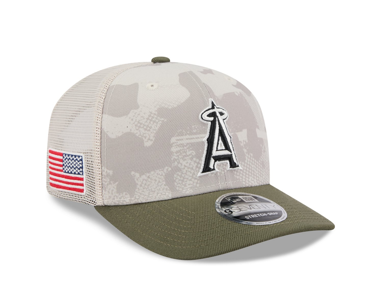 New Era Men's Los Angeles Angels  2025 Armed Forces Day Stretch Snap 9SEVENTY