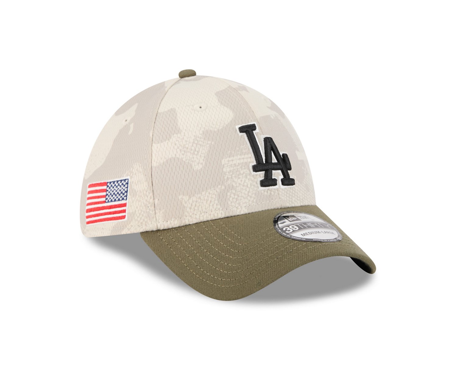 New Era Men's Los Angeles Dodgers  2025 Armed Forces Day 39THIRTY - view number 4