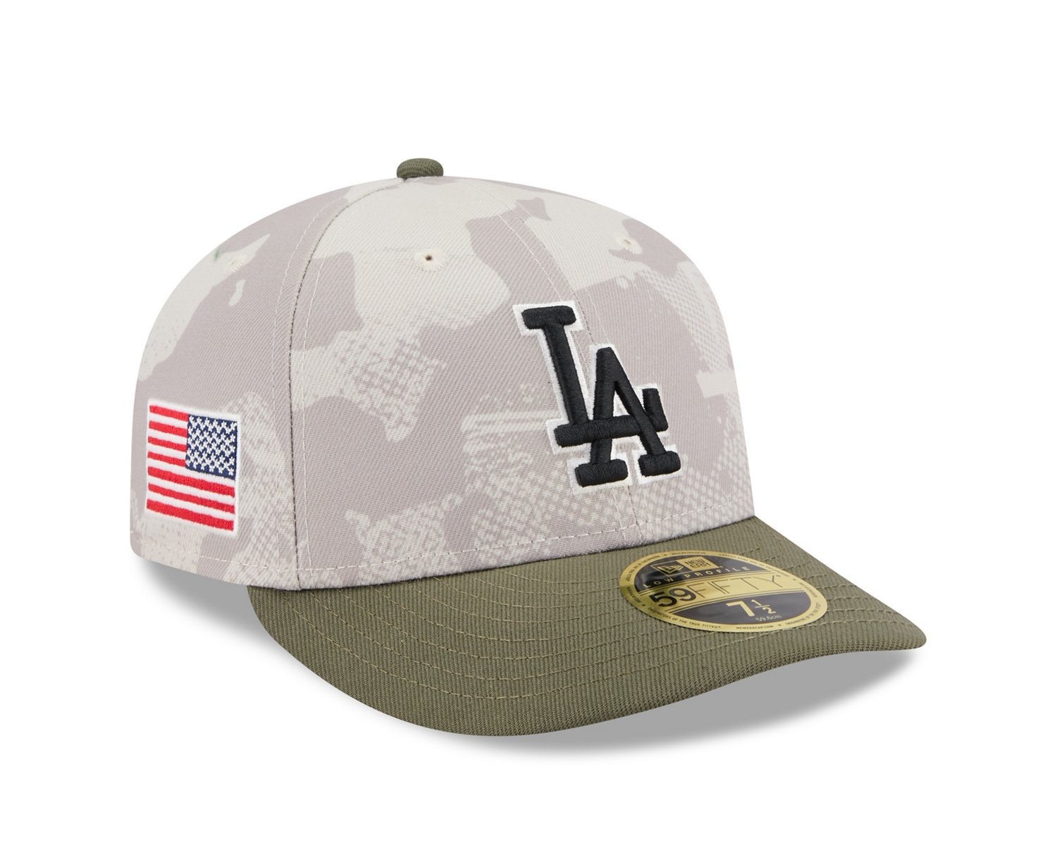 New Era Men's Los Angeles Dodgers  2025 Armed Forces Day Low Profile 59FIFTY - view number 4