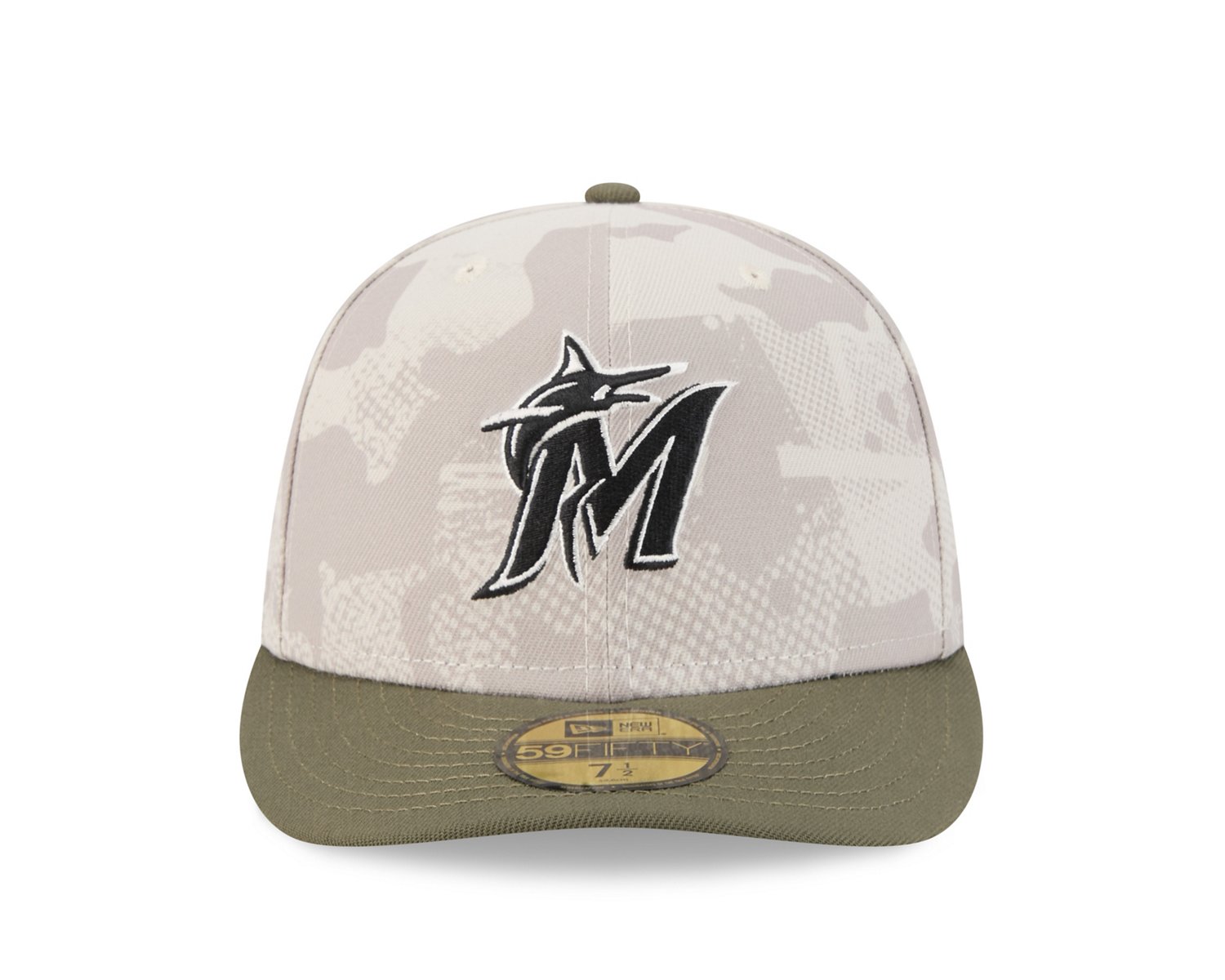 New Era Men's Miami Marlins  2025 Armed Forces Day 59FIFTY - view number 3