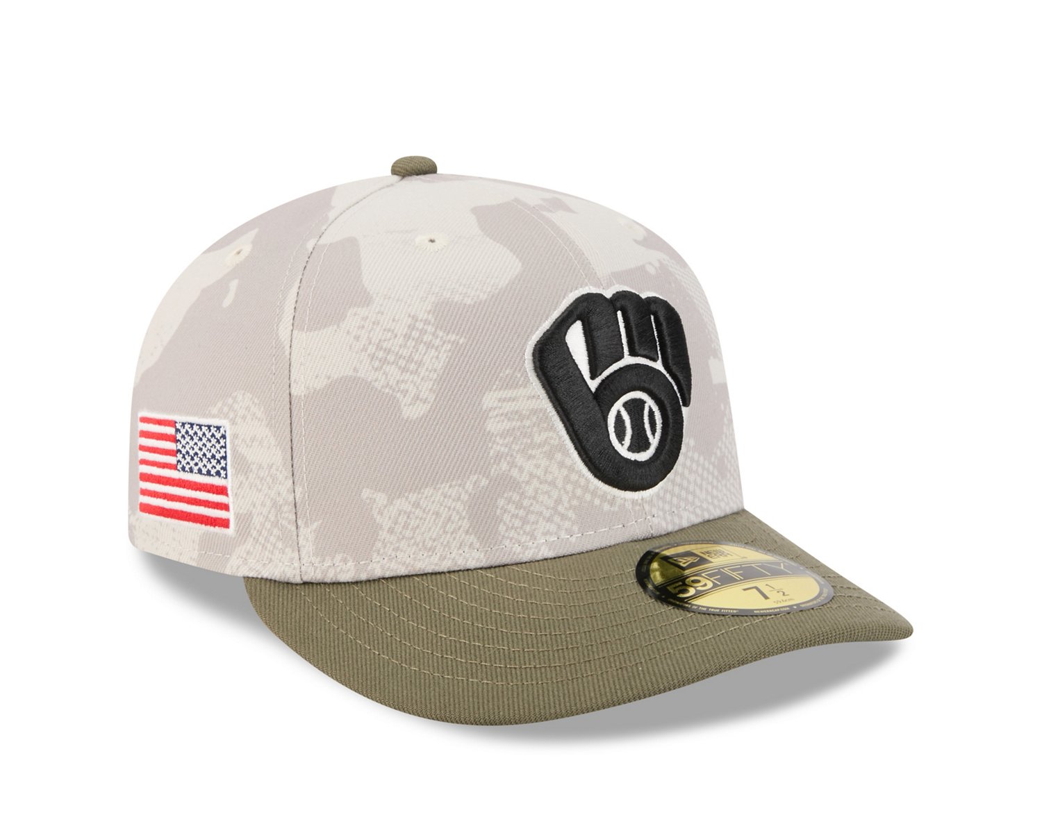 New Era Men's Milwaukee Brewers  2025 Armed Forces Day 59FIFTY - view number 4