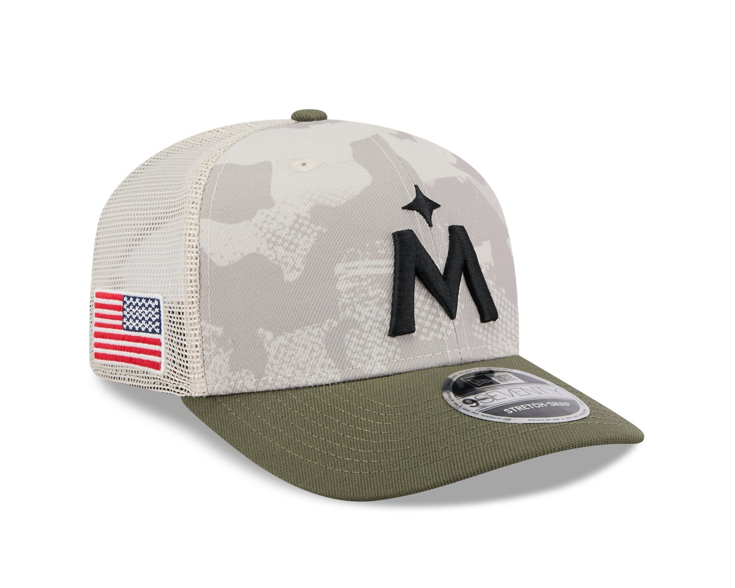 New Era Men's Minnesota Twins  2025 Armed Forces Day Stretch Snap 9SEVENTY