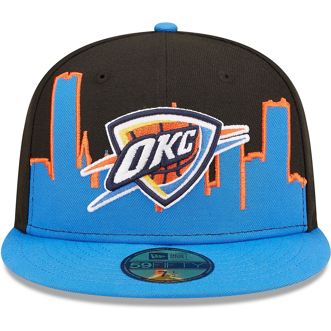 New Era /Black Oklahoma City Thunder 2022 Tip-Off 59FIFTY Fitted Hat                                                             - view number 2