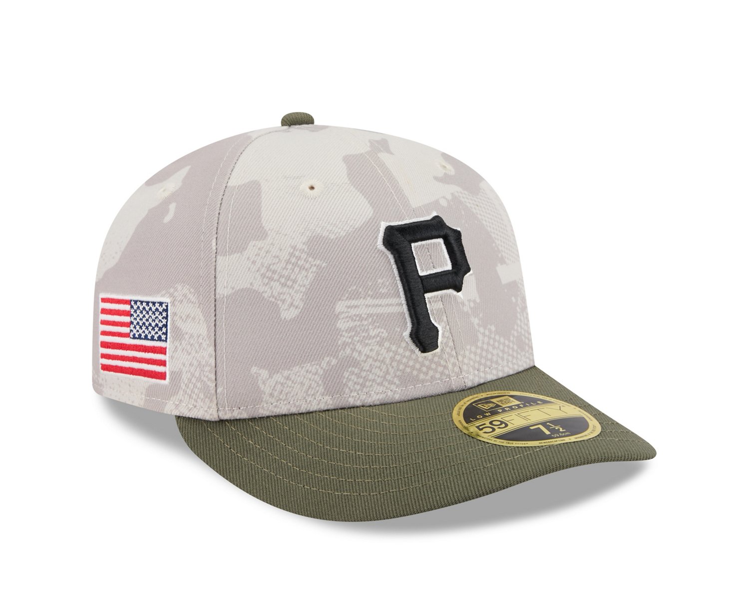 New Era Men's Pittsburgh Pirates  2025 Armed Forces Day Low Profile 59FIFTY - view number 4