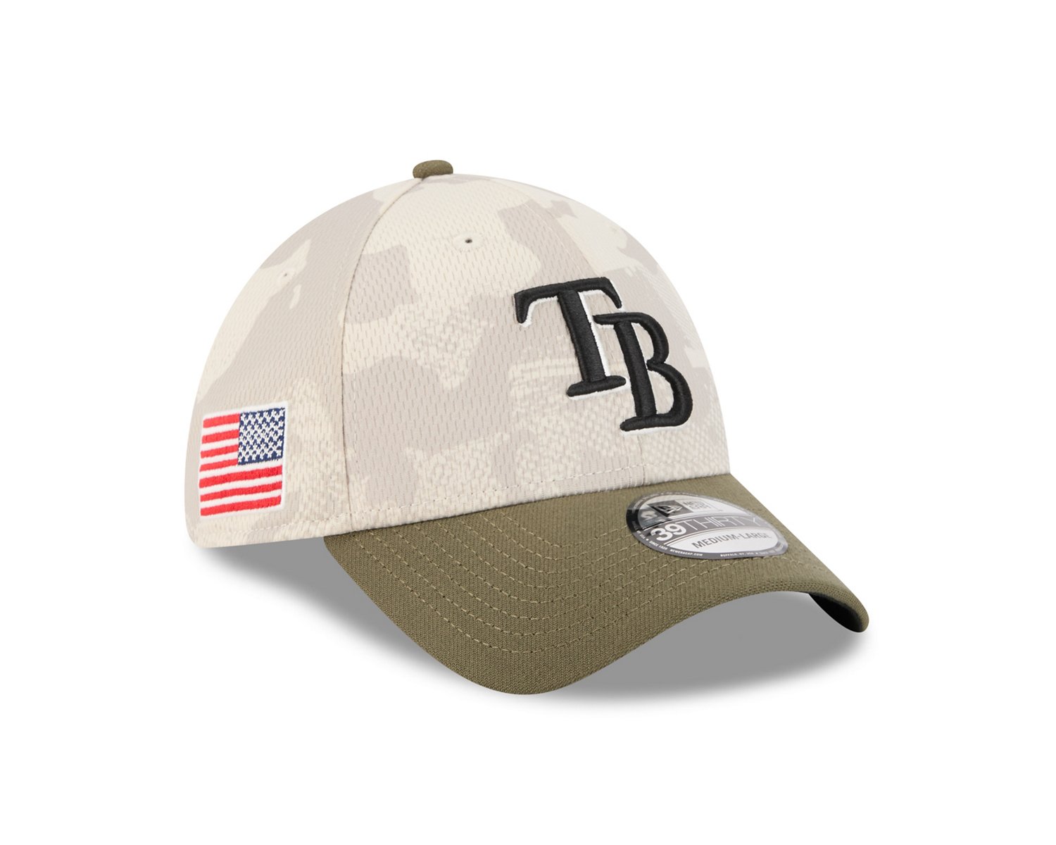 New Era Men's Tampa Bay Rays  2025 Armed Forces Day 39THIRTY - view number 4