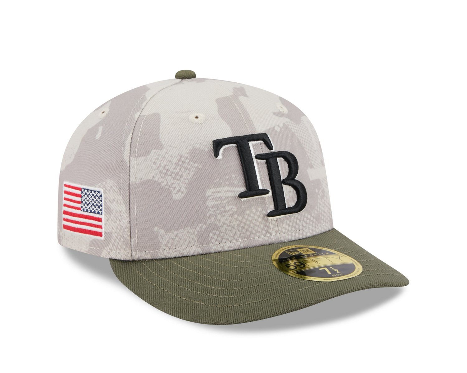 New Era Men's Tampa Bay Rays  2025 Armed Forces Day Low Profile 59FIFTY