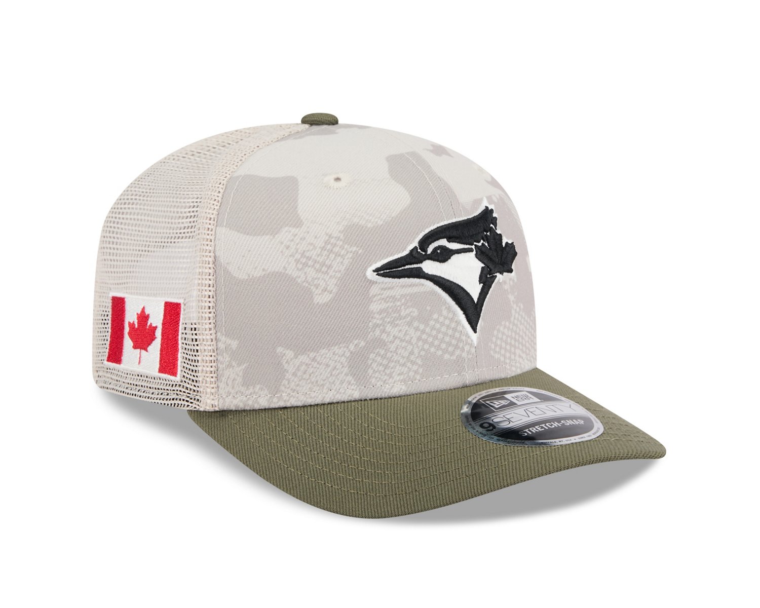 New Era Men's Toronto Blue Jays  2025 Armed Forces Day Stretch Snap 9SEVENTY - view number 4