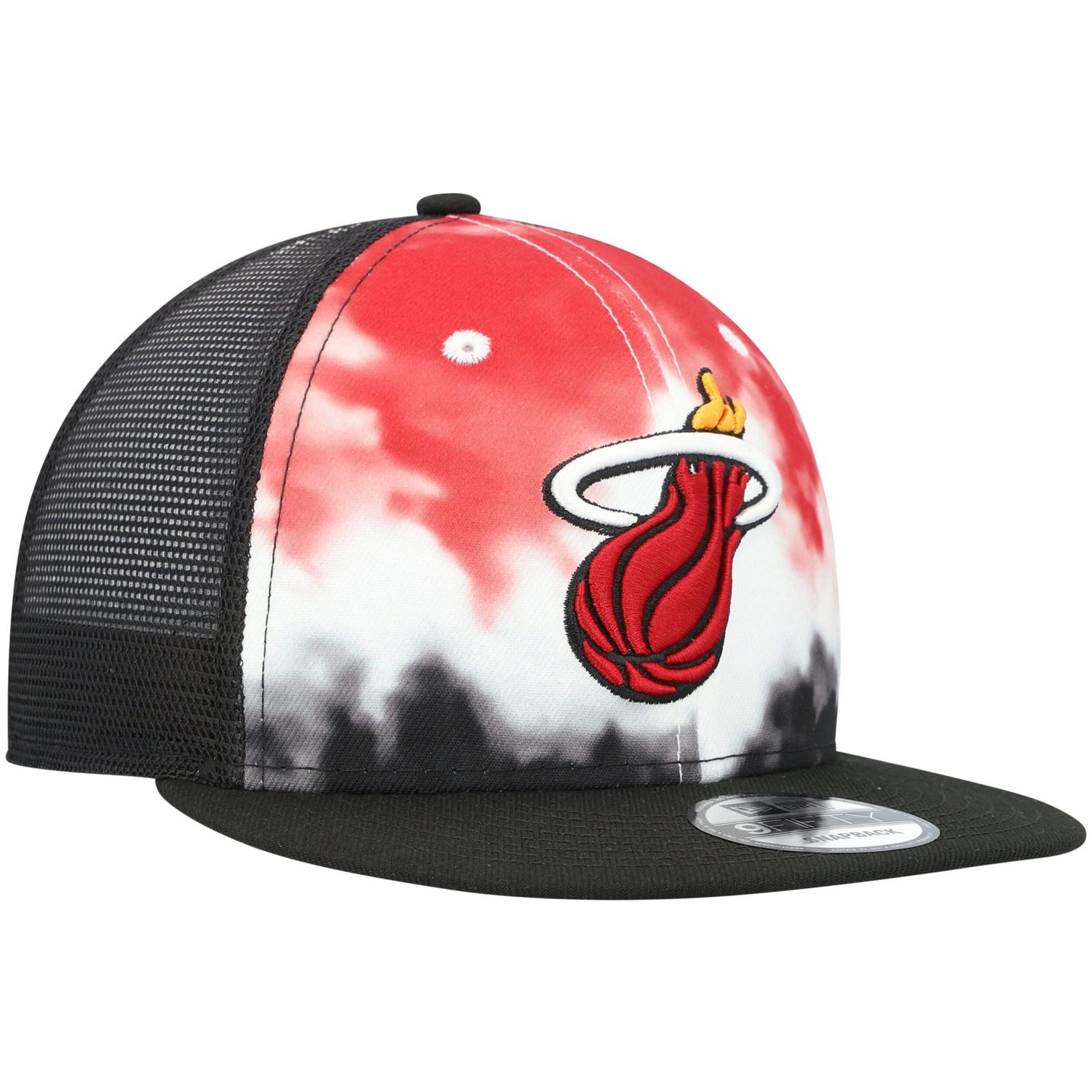 New Era Miami Heat Hazy Trucker 9FIFTY Snapback Hat                                                                              - view number 3
