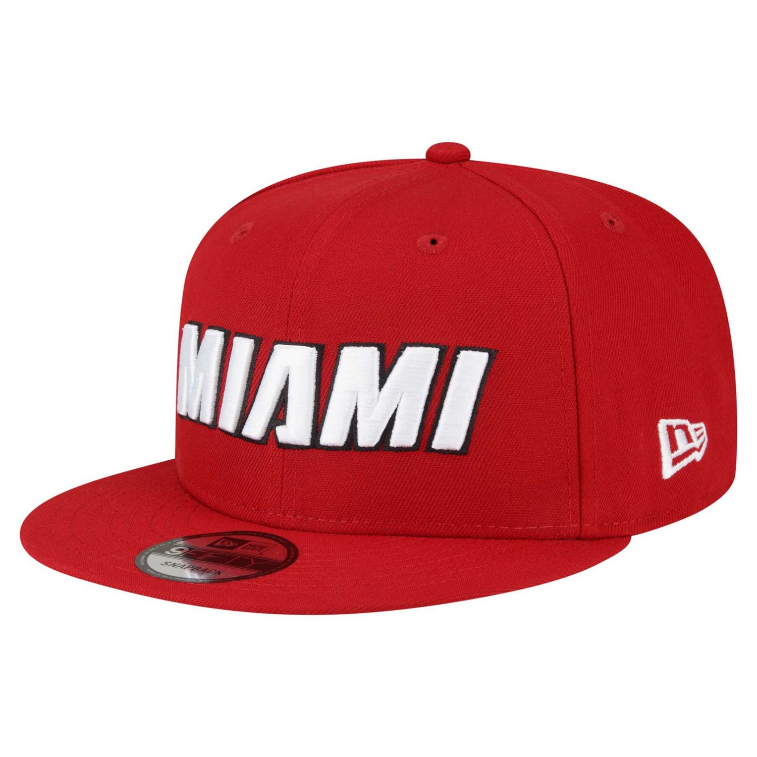 New Era Miami Heat Jersey Hook Statement Edition 9FIFTY Snapback Hat                                                             - view number 3