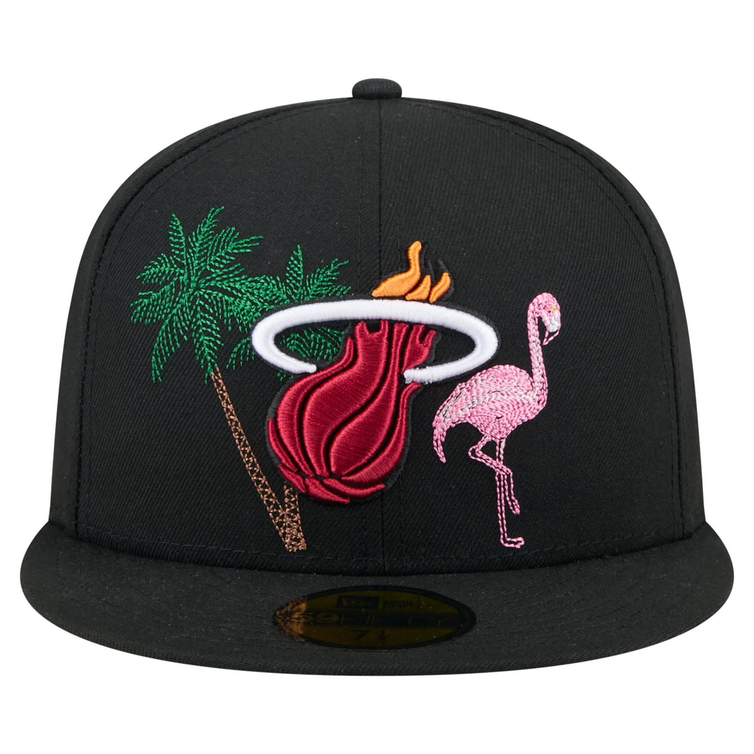 New Era Miami Heat State Stitch 59FIFTY Fitted Hat - view number 2