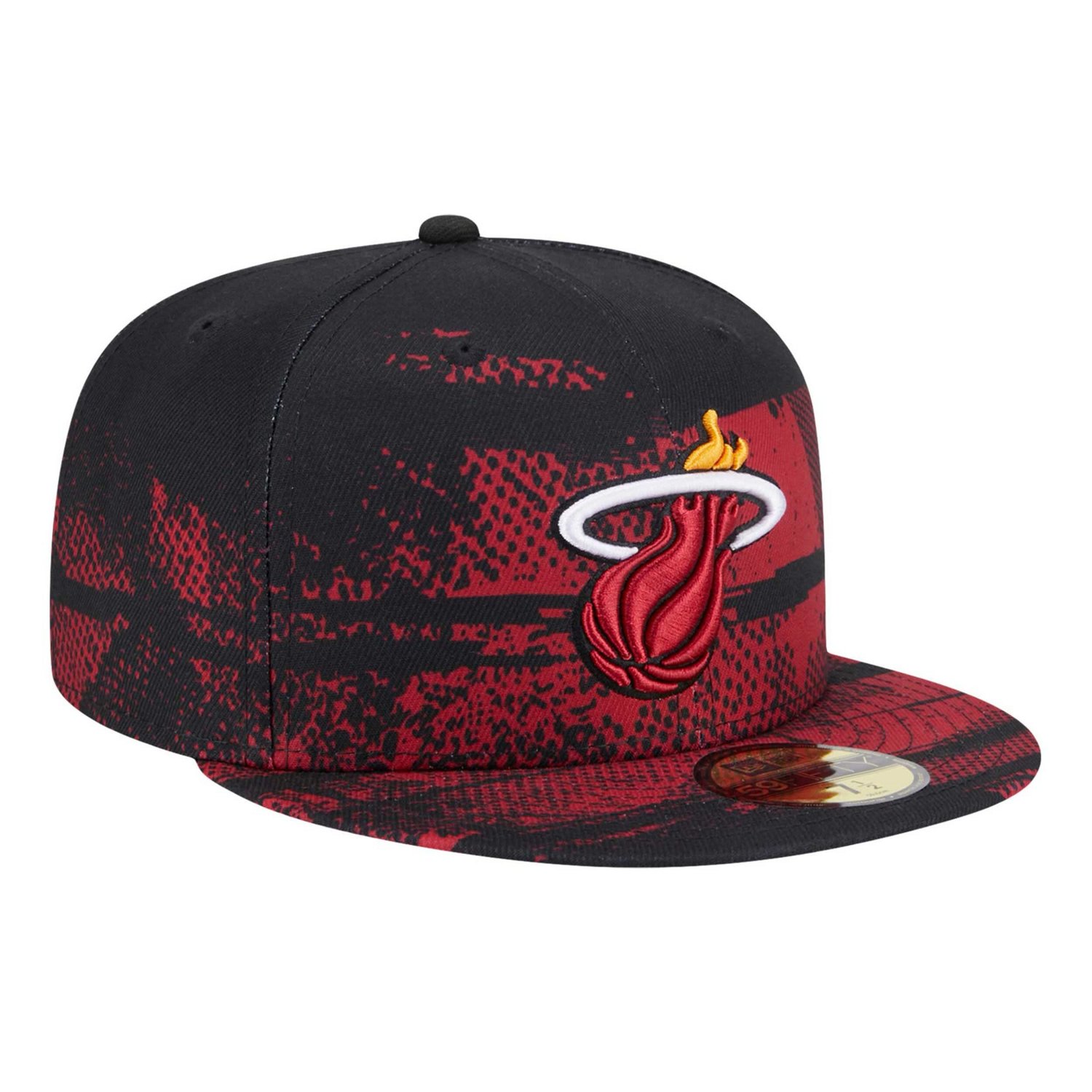 New Era Miami Heat Tip-Off 59FIFTY Fitted Hat - view number 3