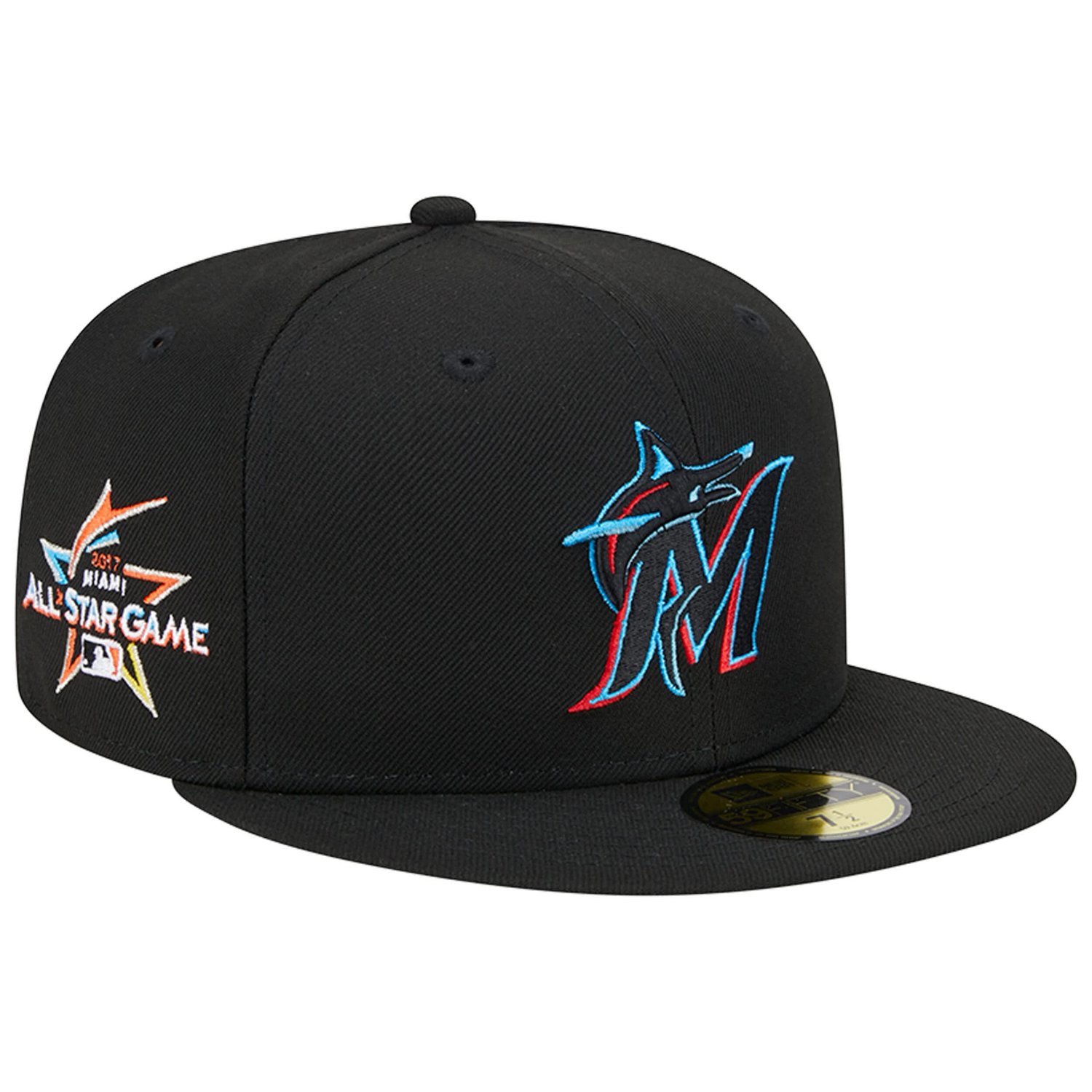 New Era Miami Marlins 2017 MLB All-Star Game Team Color 59FIFTY Fitted Hat                                                       - view number 1