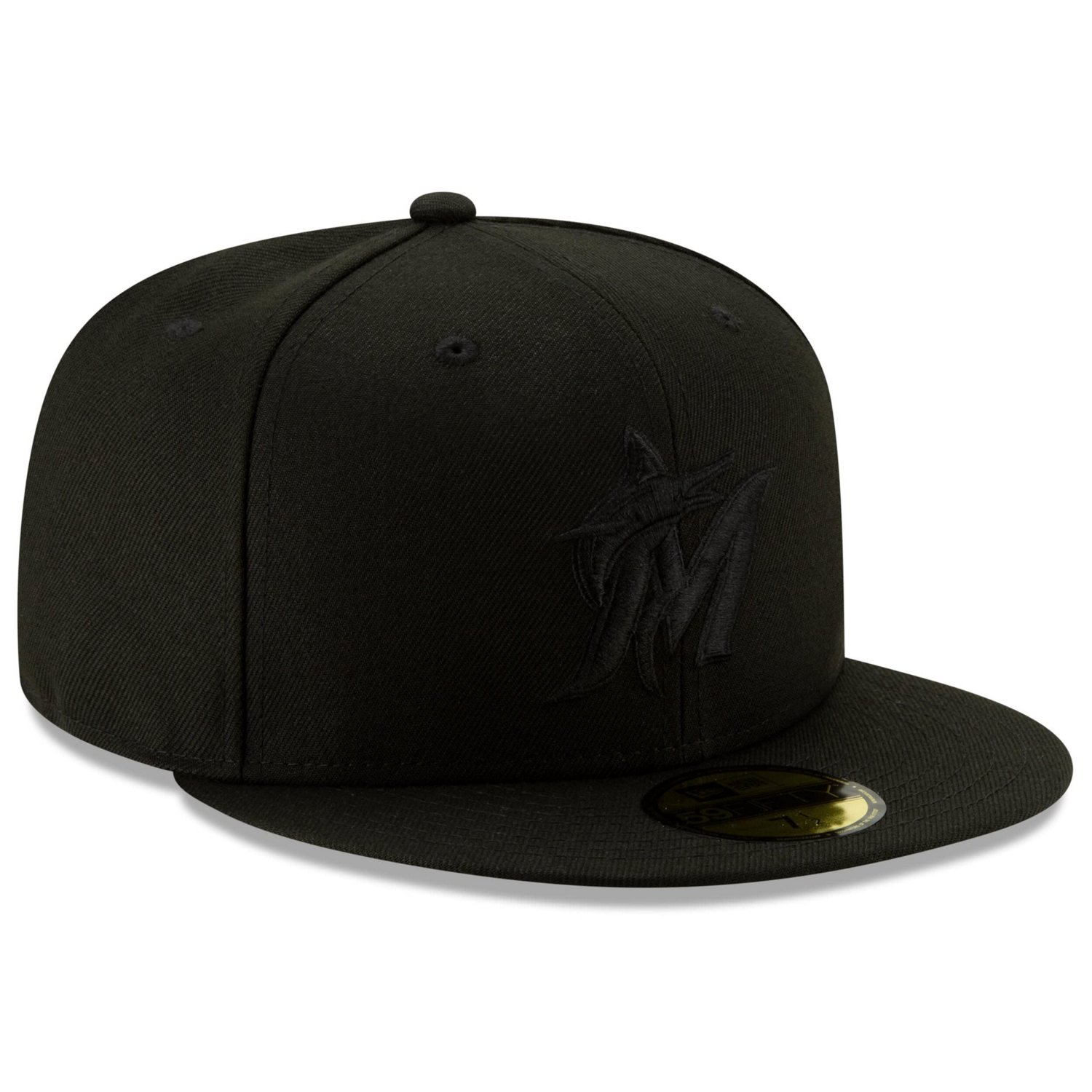 New Era Miami Marlins 2019 -on- 59FIFTY Fitted Hat - view number 3