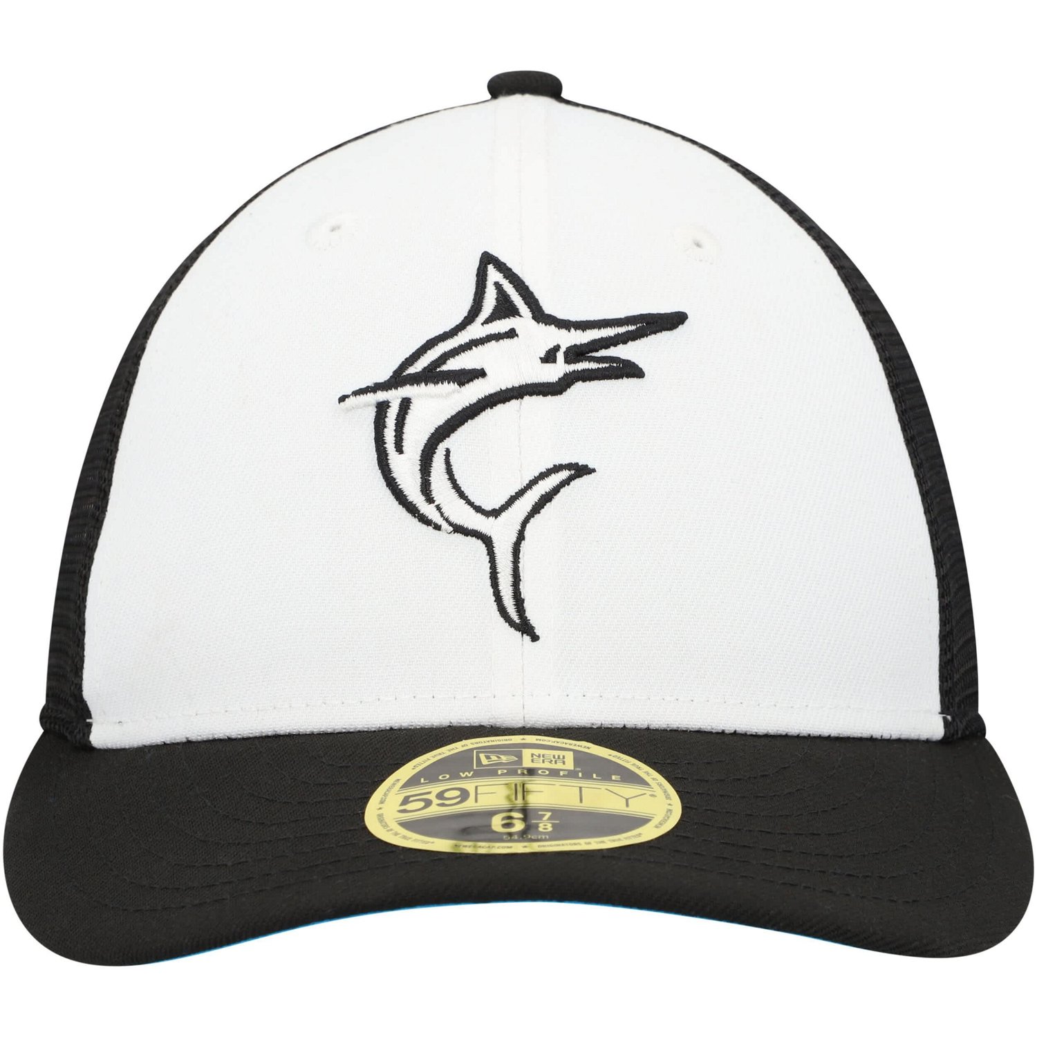 New Era Miami Marlins 2023 On-Field Batting Practice Low Profile 59FIFTY Fitted Hat - view number 2