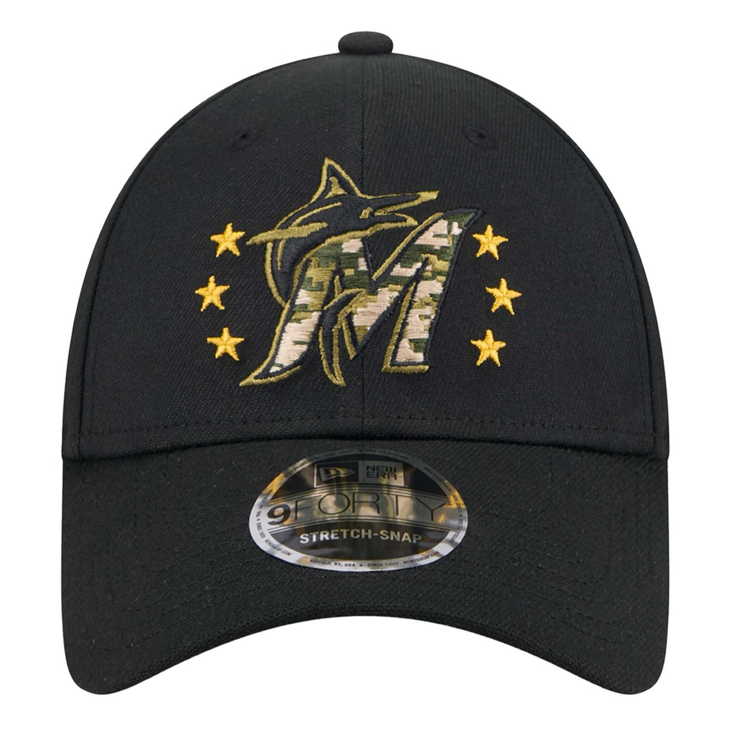 New Era Miami Marlins 2024 Armed Forces Day 9FORTY Adjustable Hat - view number 2