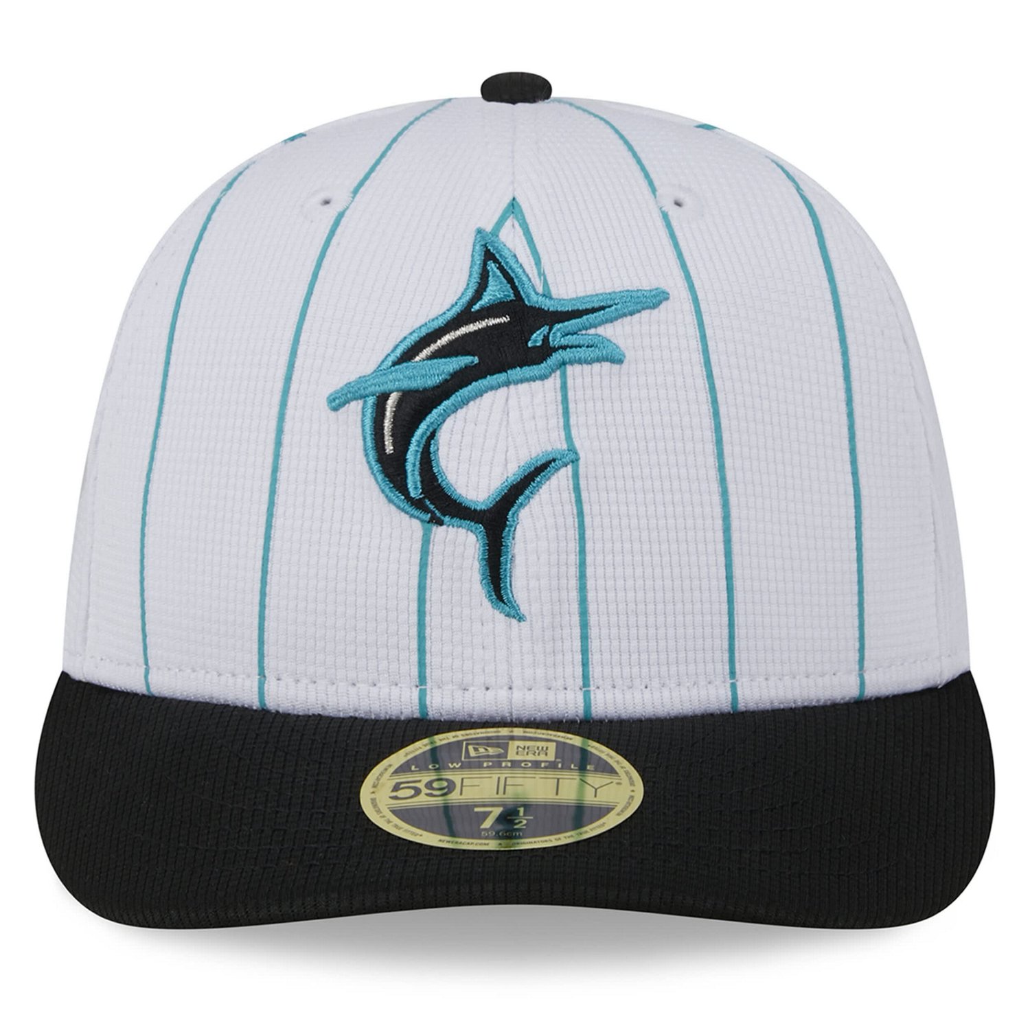 New Era Miami Marlins 2024 Batting Practice Low Profile 59FIFTY Fitted Hat                                                       - view number 2