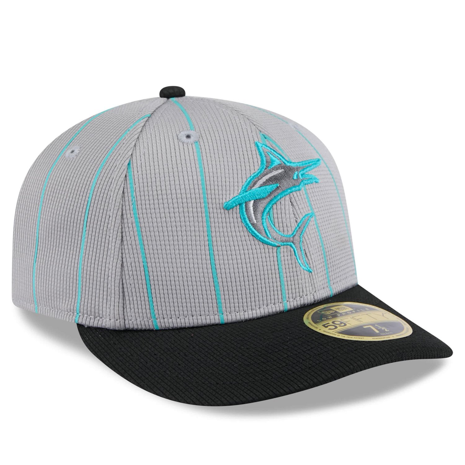 New Era Miami Marlins 2025 Batting Practice Low Profile 59FIFTY Fitted Hat