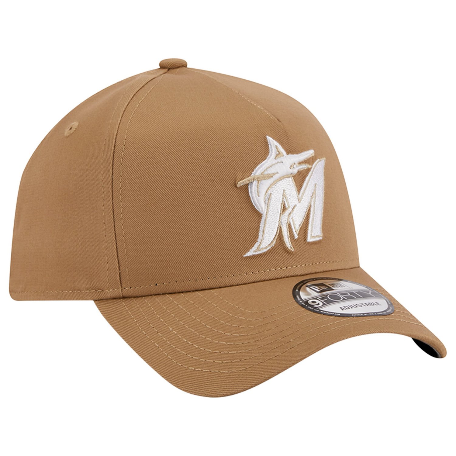 New Era Miami Marlins A-Frame 9FORTY Adjustable Hat