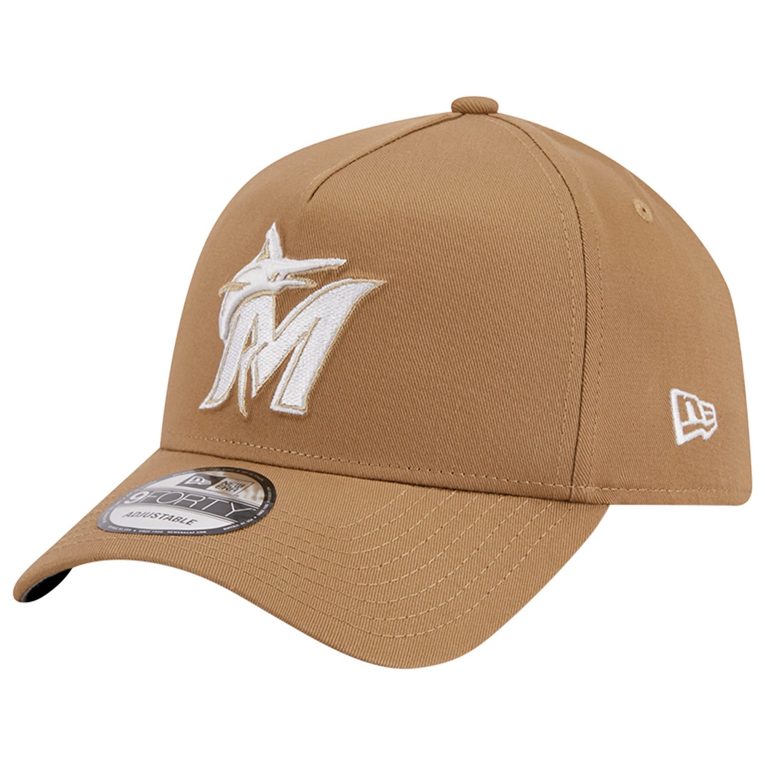 New Era Miami Marlins A-Frame 9FORTY Adjustable Hat