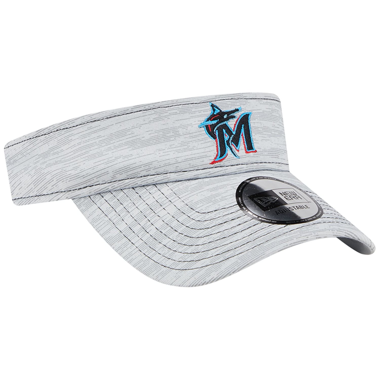 New Era Miami Marlins Adjustable Visor                                                                                           - view number 3