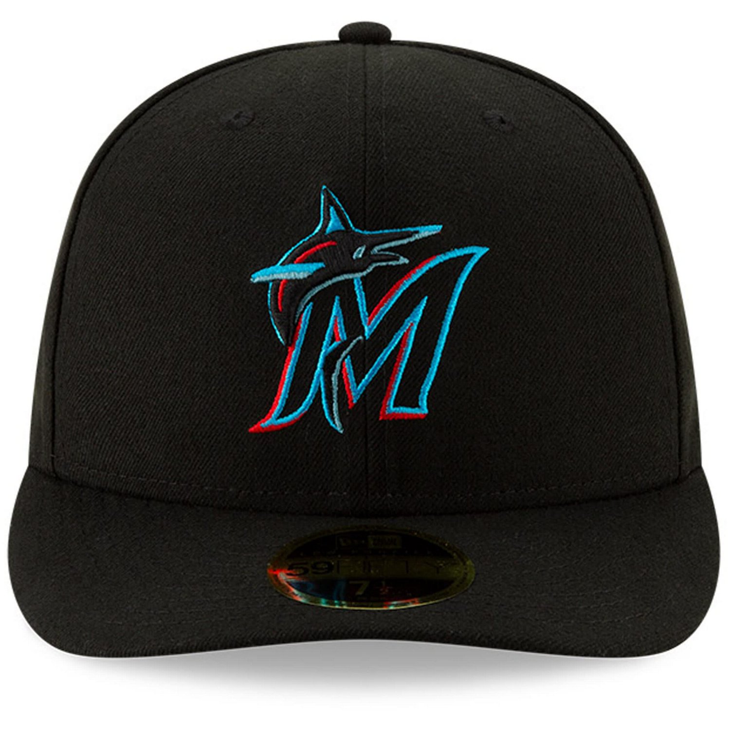 New Era Miami Marlins Authentic Collection On-Field Low Profile 59FIFTY Fitted Hat                                               - view number 2