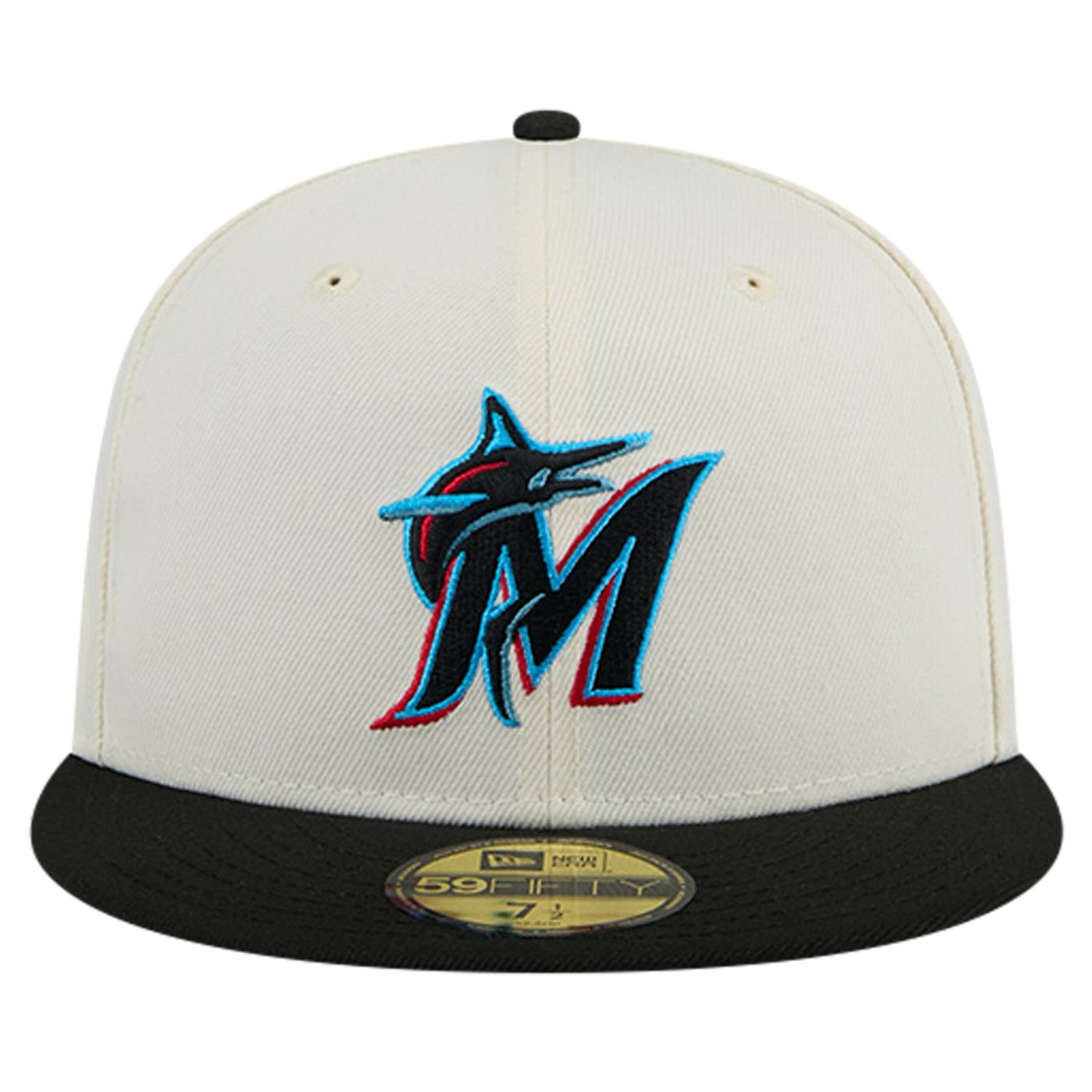 New Era Miami Marlins Chrome 59FIFTY Fitted Hat - view number 2