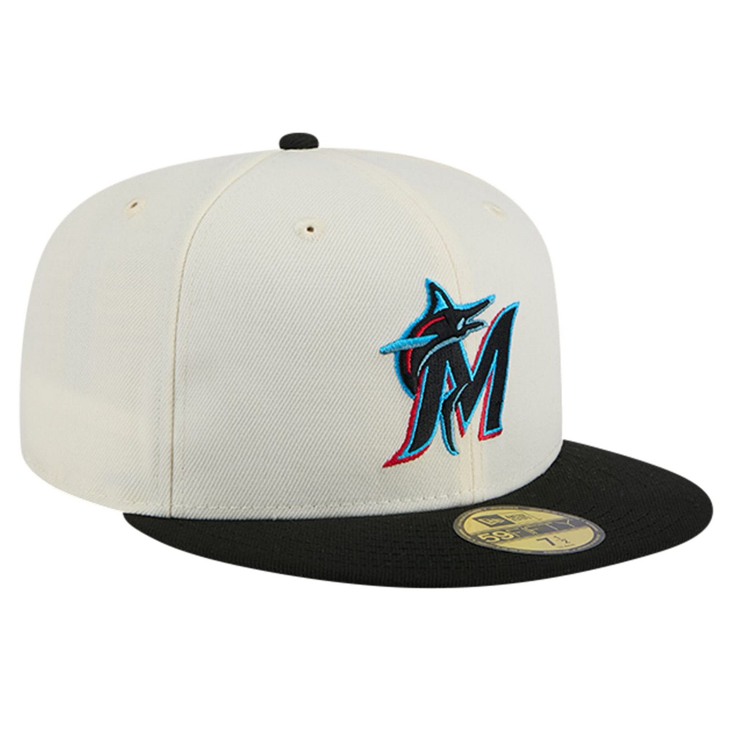 New Era Miami Marlins Chrome 59FIFTY Fitted Hat - view number 3