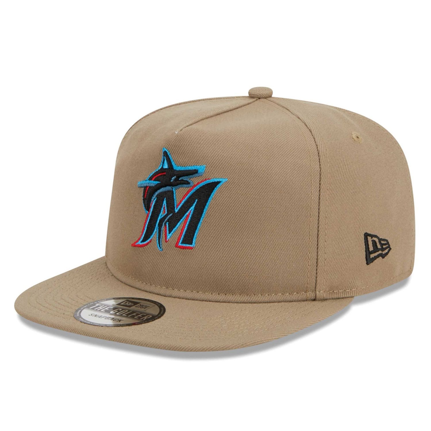 New Era Miami Marlins Golfer Adjustable Hat                                                                                      - view number 1