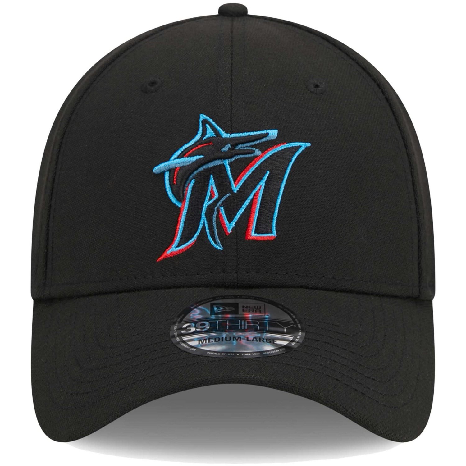 New Era Miami Marlins Logo 39THIRTY Flex Hat - view number 2