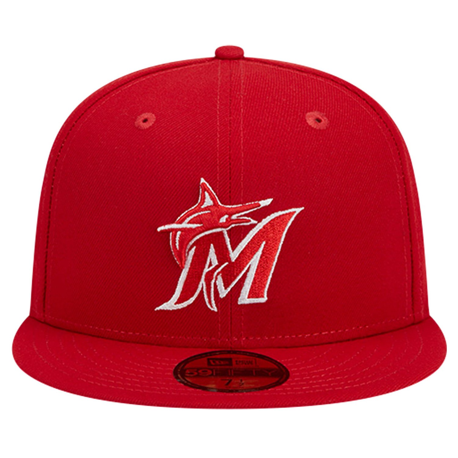 New Era Miami Marlins Logo 59FIFTY Fitted Hat - view number 2