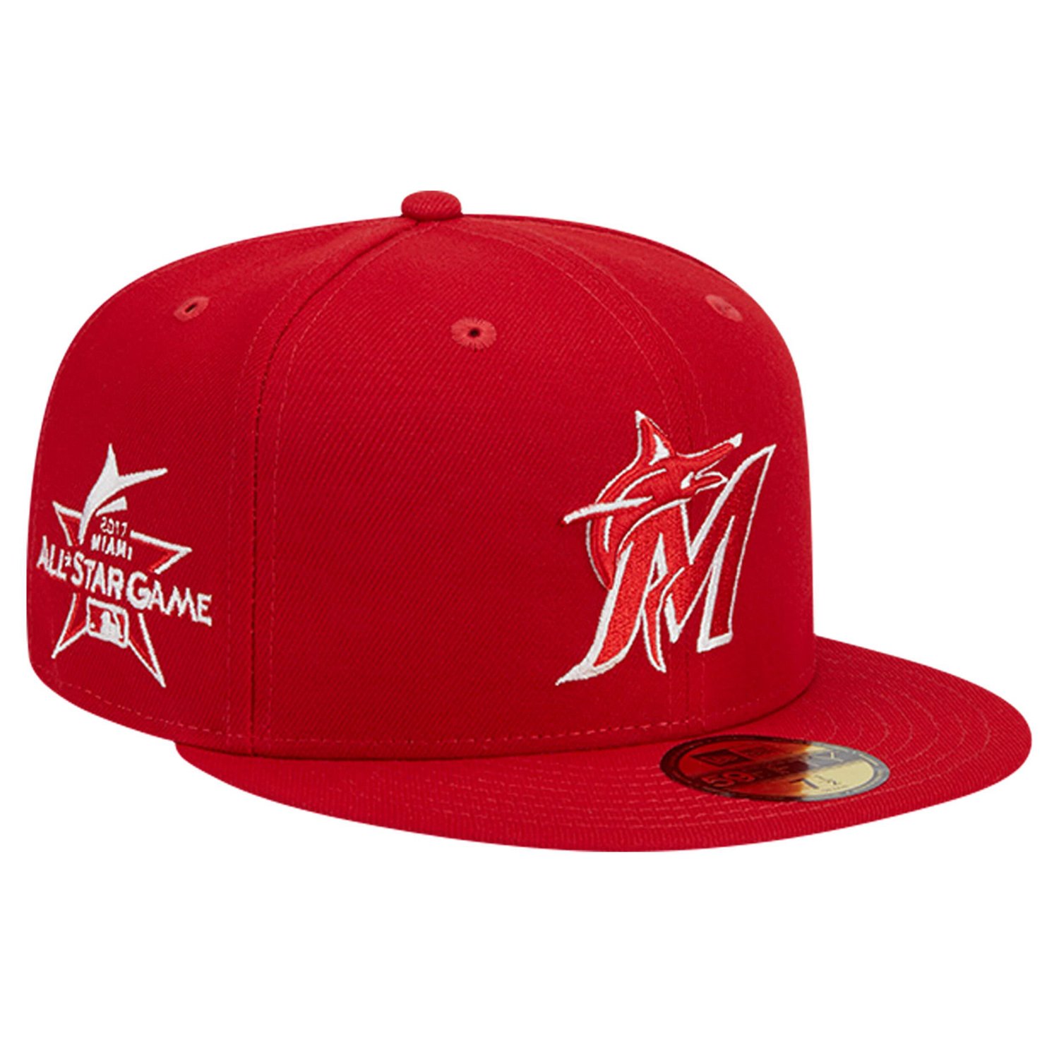 New Era Miami Marlins Logo 59FIFTY Fitted Hat