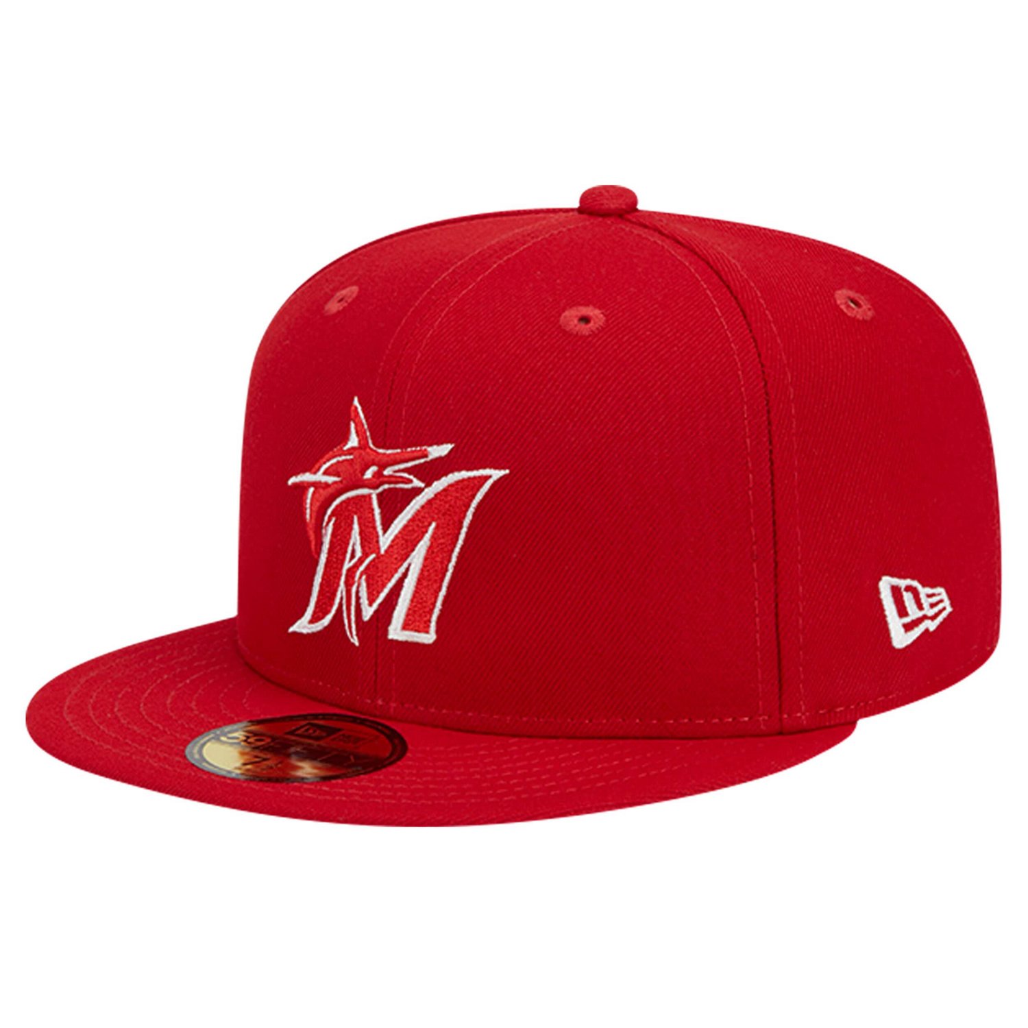New Era Miami Marlins Logo 59FIFTY Fitted Hat - view number 3