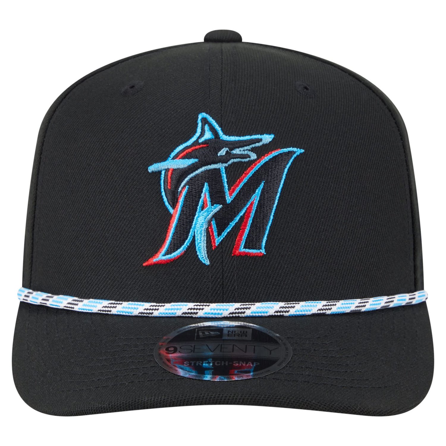 New Era Miami Marlins Multi-Rope 9SEVENTY Stretch-Snap Hat