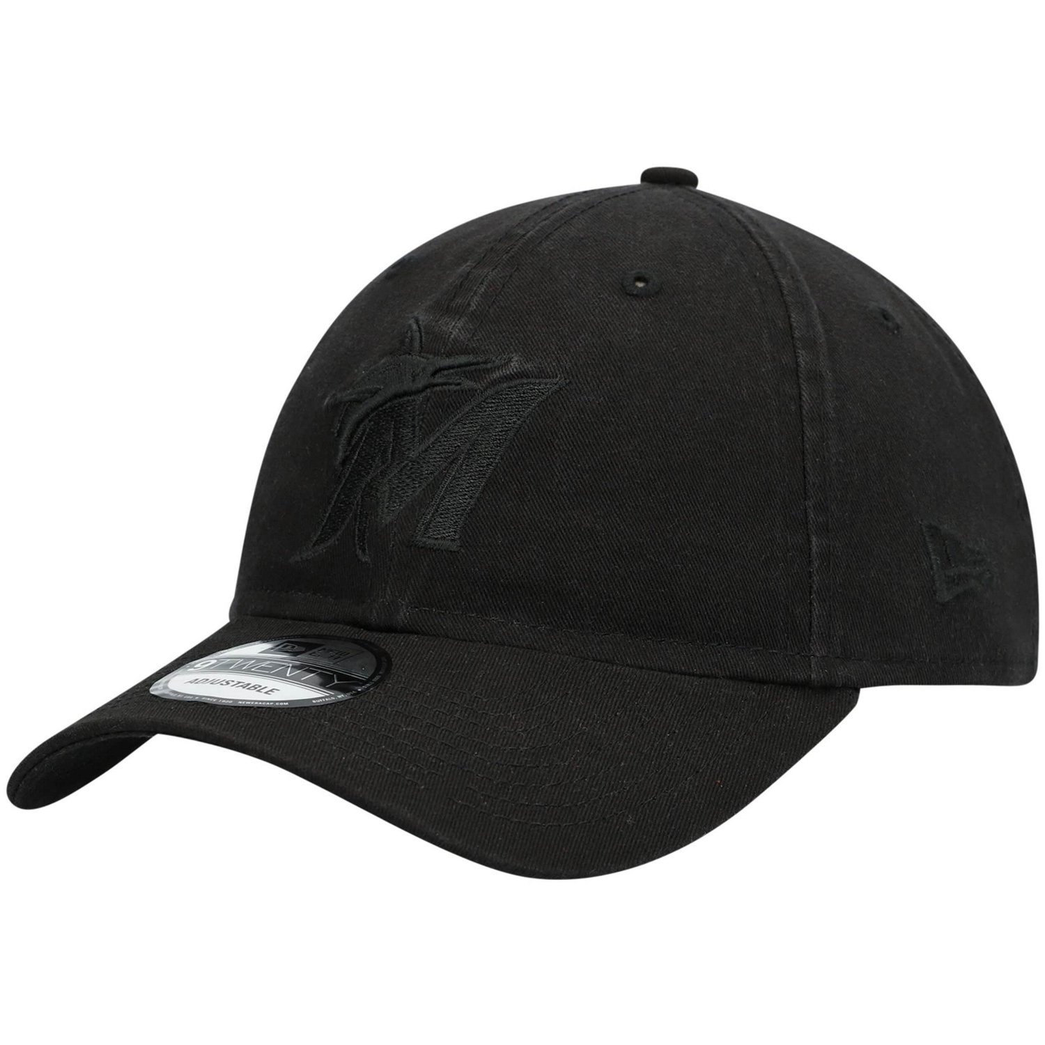 New Era Miami Marlins on Core Classic 9TWENTY Adjustable Hat                                                                     - view number 1