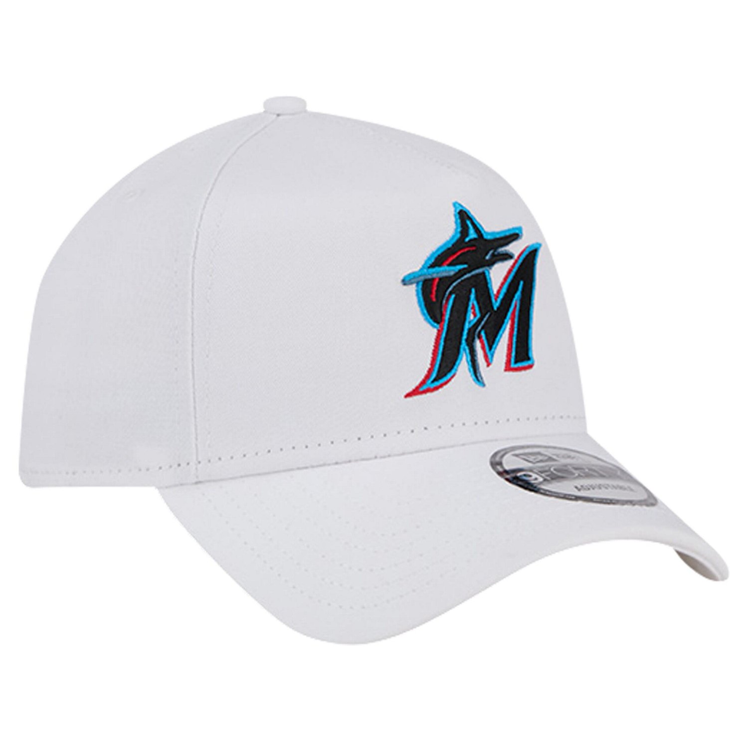 New Era Miami Marlins TC A-Frame 9FORTY Adjustable Hat - view number 3