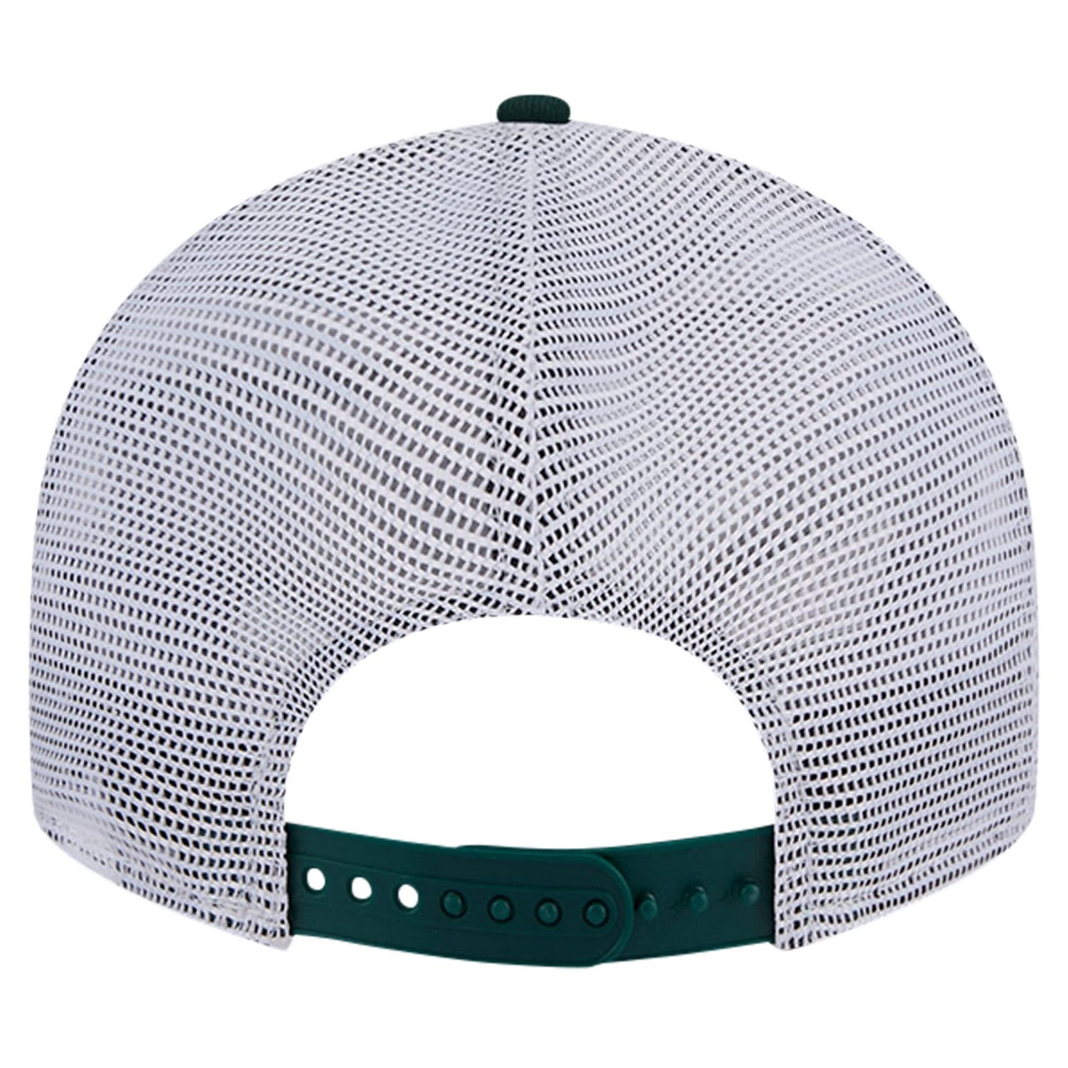 New Era Michigan State Spartans Throwback Circle Patch 9FIFTY Trucker Snapback Hat                                               - view number 4