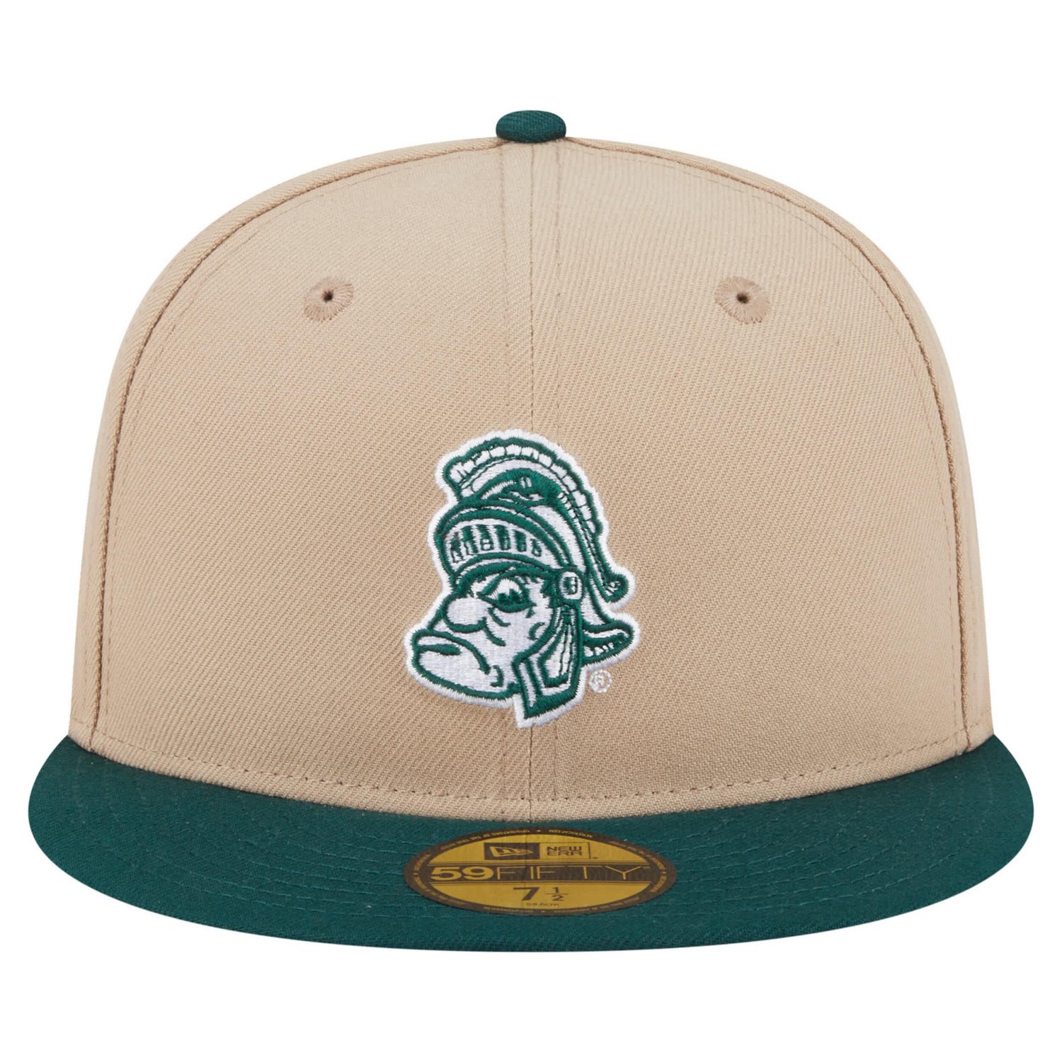 New Era Michigan State Spartans Throwback Two-Tone 59FIFTY Fitted Hat - view number 2