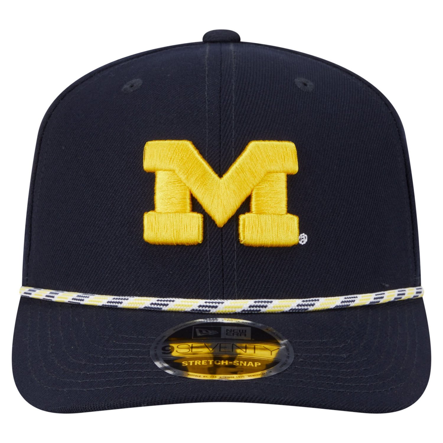 New Era Michigan Wolverines Game Day Multi-Rope 9SEVENTY Stretch-Snap Hat