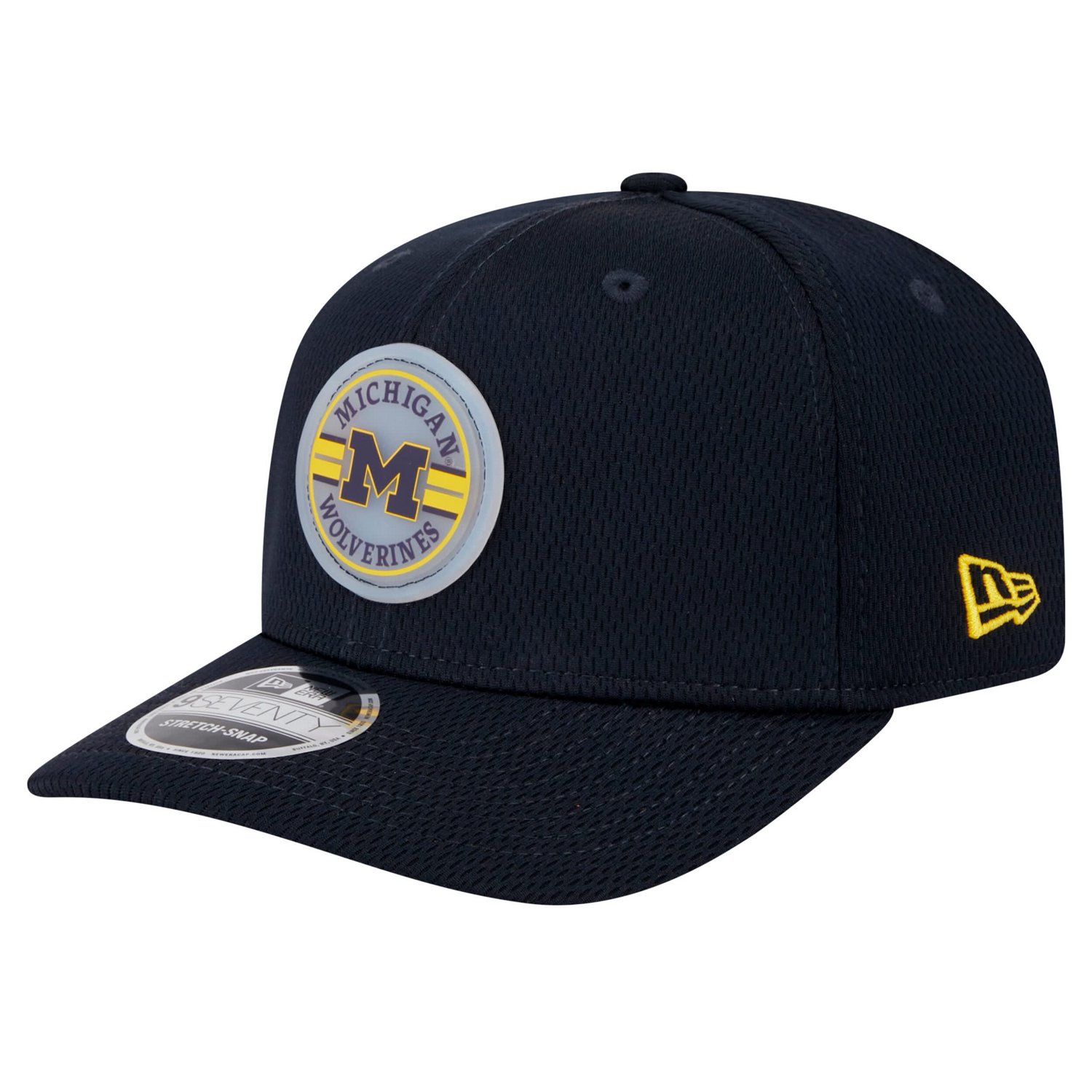 New Era Michigan Wolverines Patched 9SEVENTY Stretch-Snap Adjustable Hat