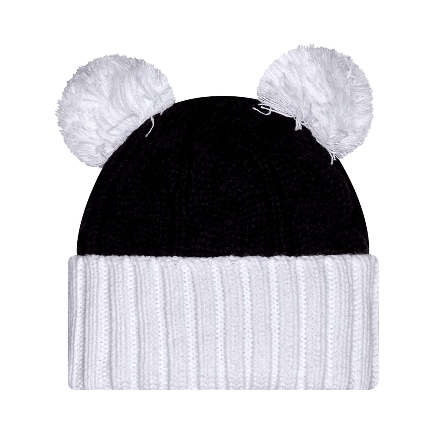 New Era Michigan Wolverines Tonal Cuffed Knit Hat with Double Poms - view number 2