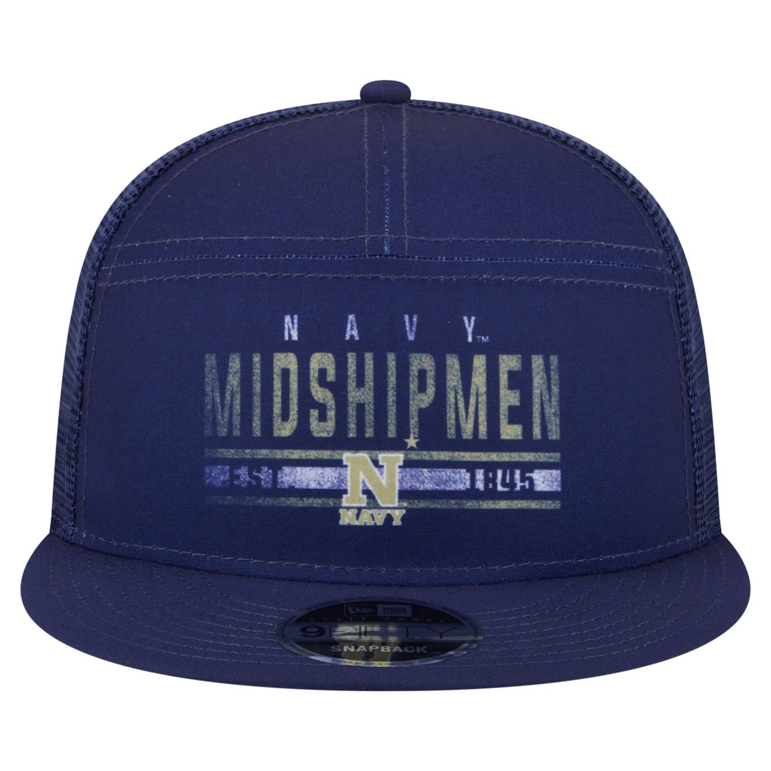 New Era Midshipmen Split Panel 9FIFTY Snapback Trucker Hat - view number 2