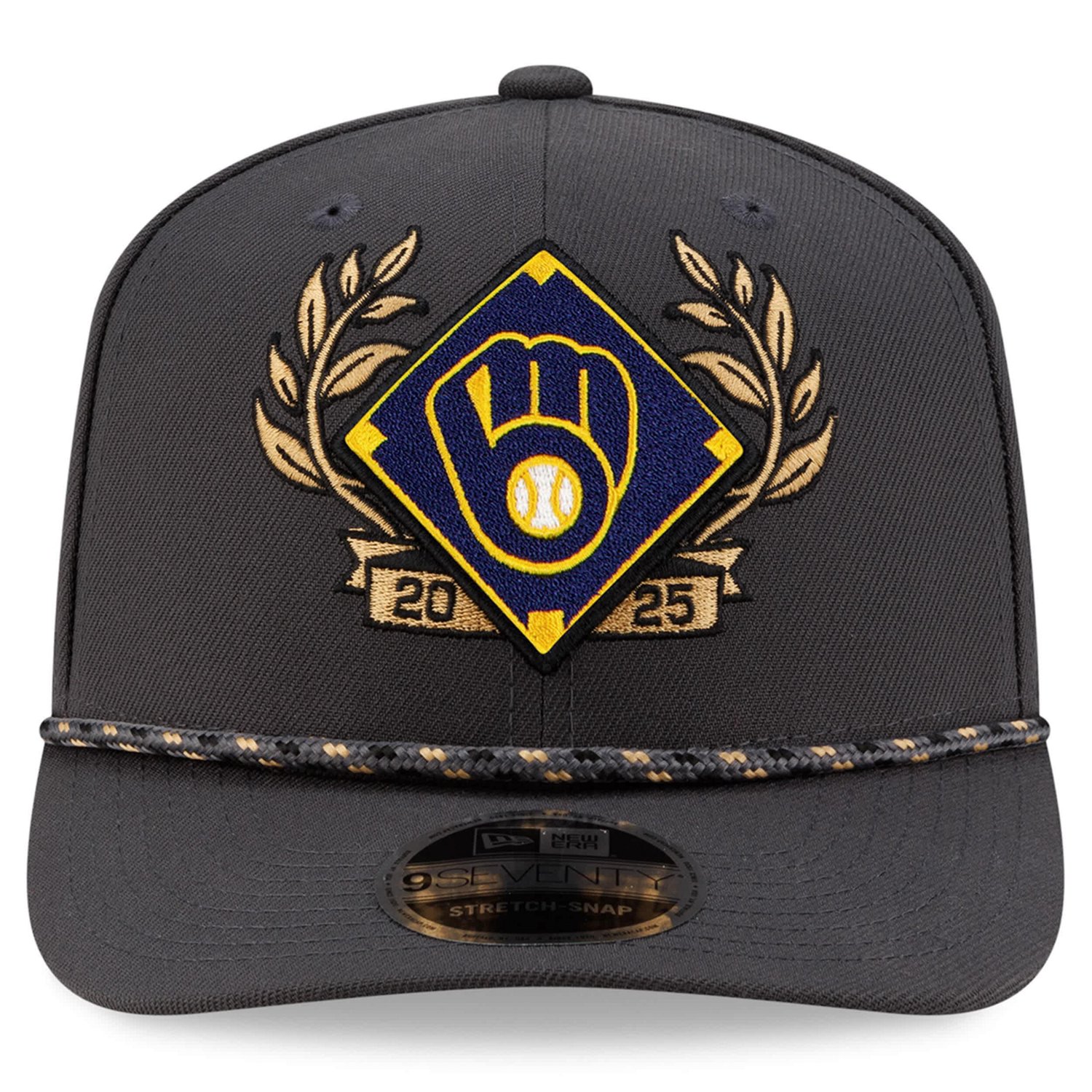New Era Milwaukee Brewers 2025 National League Division Series Champions 9SEVENTY Adjustable Hat - view number 2