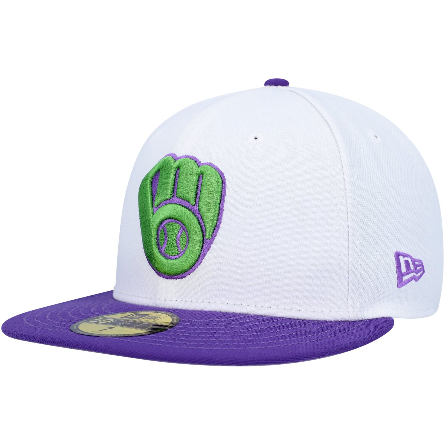 New Era Milwaukee Brewers 50th Anniversary Side Patch 59FIFTY Fitted Hat                                                         - view number 3