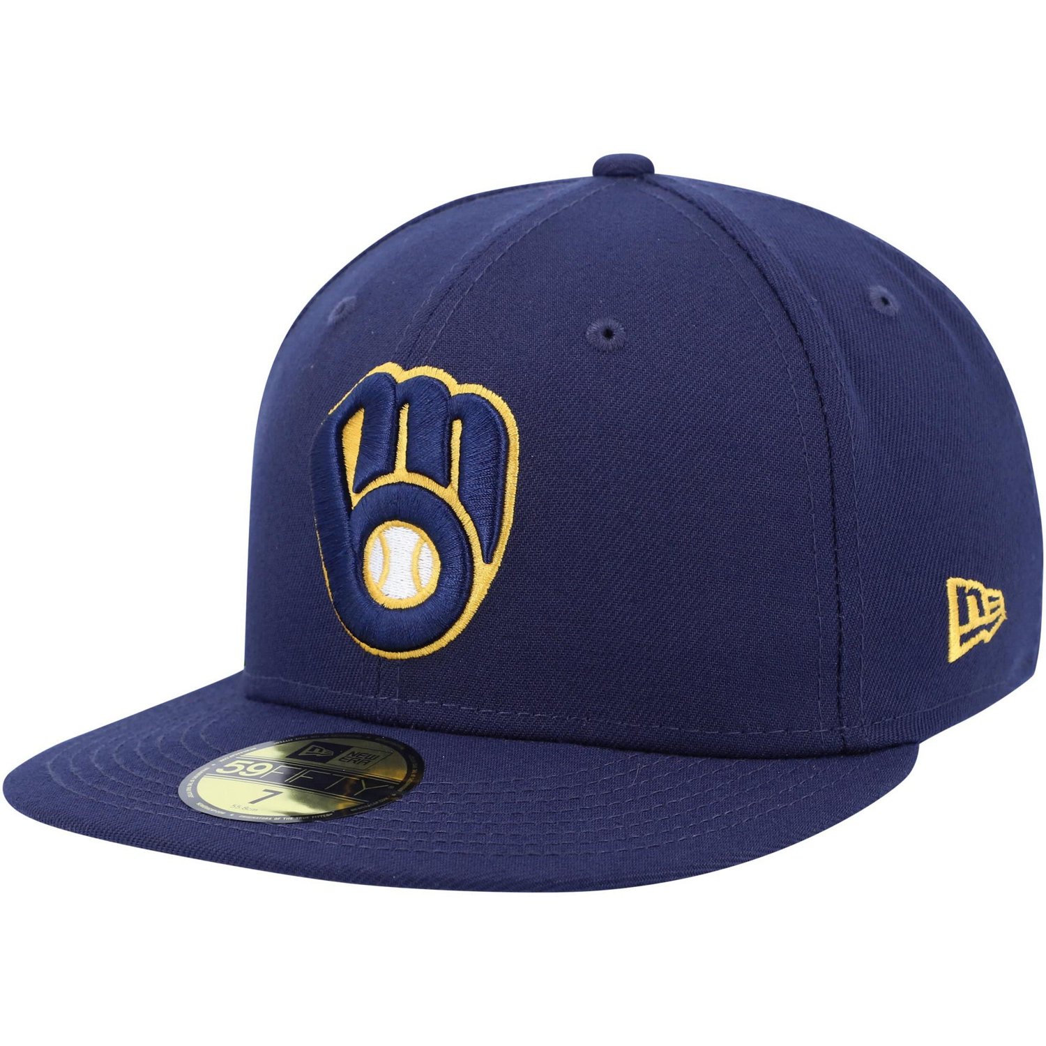 New Era Milwaukee Brewers 9/11 Memorial Side Patch 59FIFTY Fitted Hat