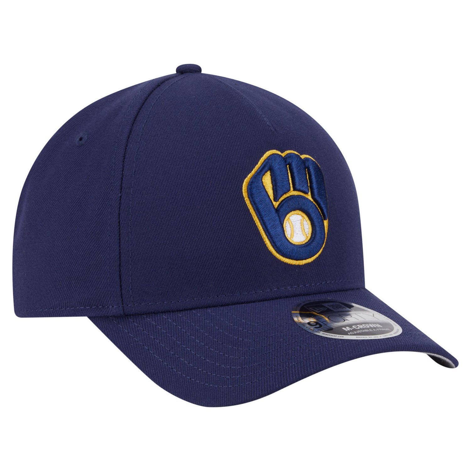 New Era Milwaukee Brewers 9FORTY M-Crown Adjustable Hat                                                                          - view number 3