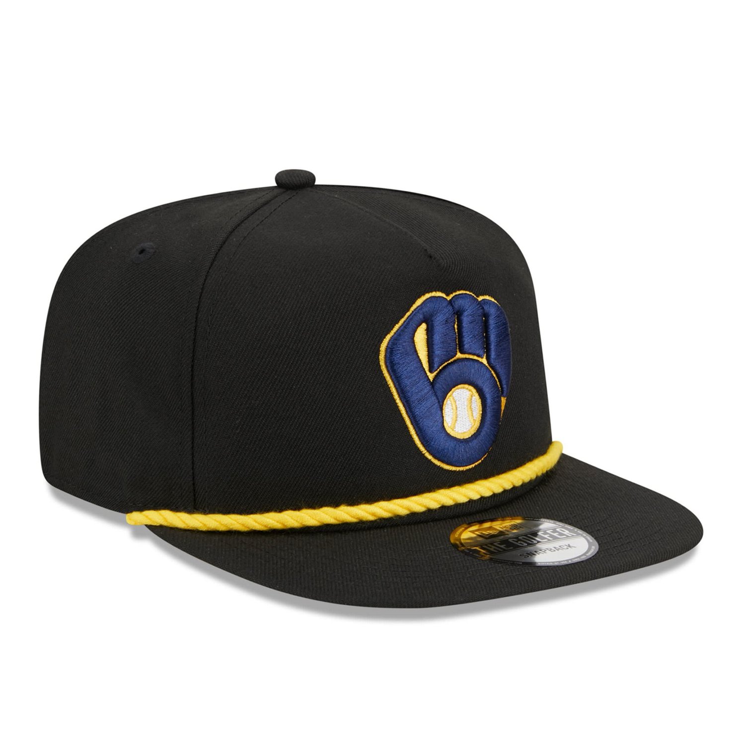 New Era Milwaukee Brewers Branch Golfer Snapback Hat - view number 3
