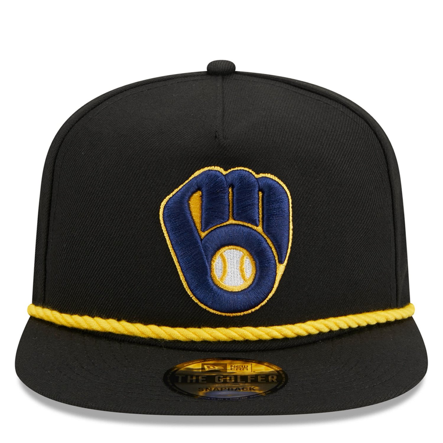 New Era Milwaukee Brewers Branch Golfer Snapback Hat - view number 2